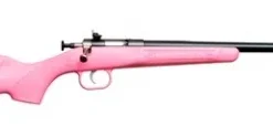KSA CRICKET G2 .22 LR SINGLE-SHOT 16.12" Synthetic PINK STK/BLUED