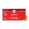 9mm 124 Grain JHP Fiocchi 1000 Rounds