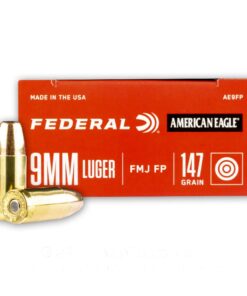 9mm 147 gr FMJ FN Federal American Eagle 1000 Rounds