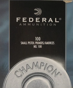 Federal Small Pistol Primers #100 Box of 1000 (10 Trays of 100)