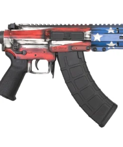 CMMG Banshee 300 Mk47 7.62x39mm AK Pistol with Battle Worn US Flag Cerakote Finish