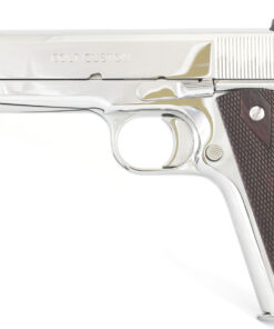 Colt 1911 Custom Government 38 Super with Polished Stainless Finish
