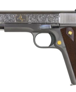Colt 1911 Heritage .38 Super Full-Size Stainless Pistol with Custom Scroll Engraving