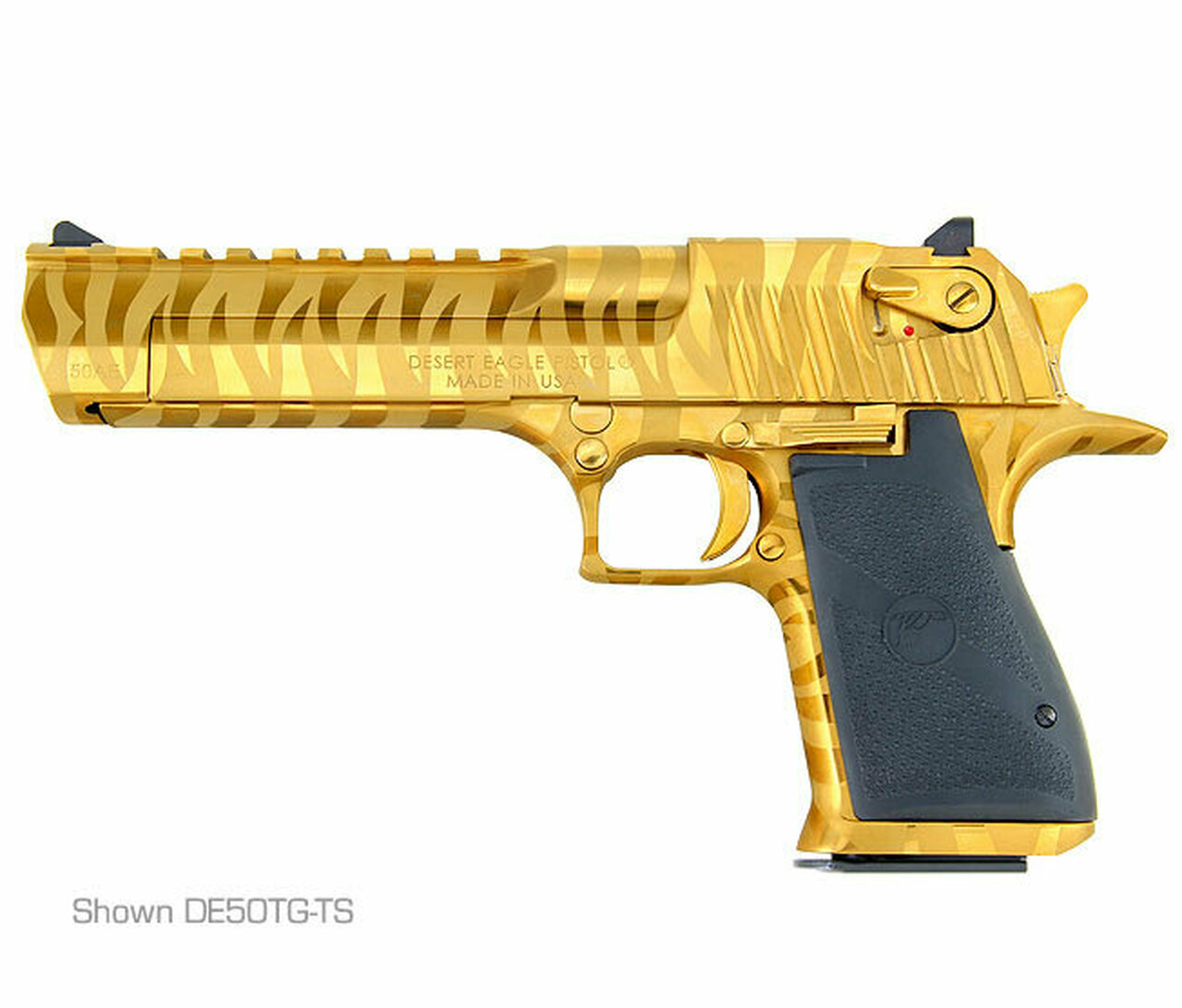 Desert Eagle .50 AE, Titanium Gold with Tiger Stripes Buy Desert Eagle .50 AE, Titanium Gold with Tiger Stripes online