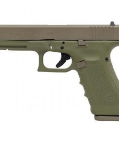 GLOCK 17 GEN 4 9MM 4.49 BAZOOKA GRN/FDE CERAKOTE