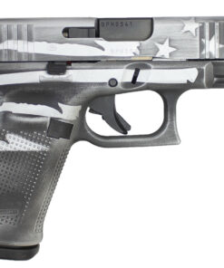 Glock 19 Gen5 9mm Pistol with Distressed Battleflag Design