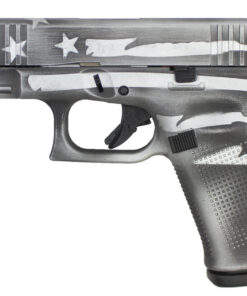 Glock 19 Gen5 9mm Pistol with Distressed Battleflag Design