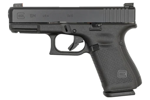 Glock 19M 9mm 15-Round Pistol with Ameriglo Bold Sights and Extended Slide Lock (Made