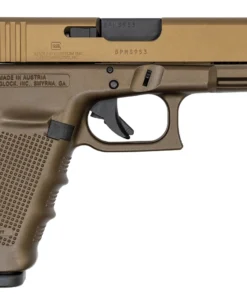 Glock 20 Gen4 10mm Pistol with Cerakote Burnt Bronze Slide and Cerakote Midnight Bronz
