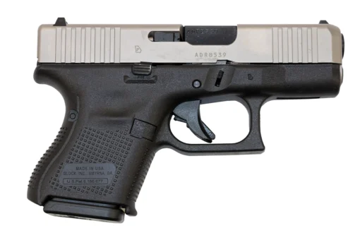 Glock 26 Gen5 9mm Pistol with Stainless PVD Slide