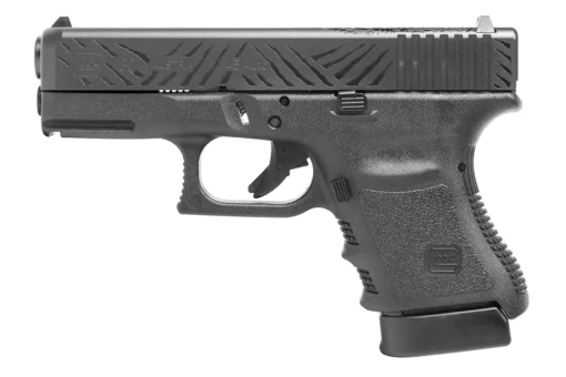 Glock 30SF Gen3 45 ACP Striker Fired Pistol with Custom Engraved Wolverine Slide