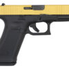 Glock 45 9mm Pistol with Cerakote Gold Slide