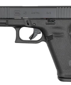 Glock 45 9mm Pistol with Front Slide Serrations and Ameriglo Bold Sights