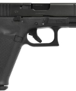 Glock G17 Gen5 MOS 9mm Luger 4.49 10+1 Overall Black Finish with nDLC Steel with Front Serrations & MOS Cuts Sli