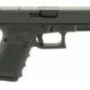 Glock G19 Gen5 Compact 9mm Luger 4.02 10+1 Black nDLC Steel w/Front Serrations Slide Black Rough Texture Interchangea