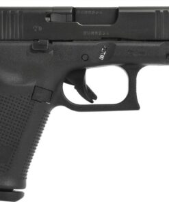 Glock G19 Gen5 MOS 9mm Luger 4.02 15+1 Black Polymer Frame Black Steel Slide with MOS Cuts Black Interchangeable B