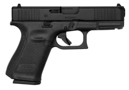 Glock G19 Gen5 with AmeriGlo Sight 9mm Luger 4.02 10+1 Black Interchangeable Backstrap Black nDLC