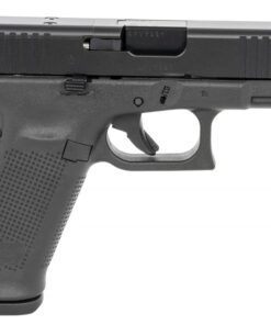 Glock G45 Compact Crossover 9mm Luger 4.02 17+1 Black nDLC Steel with Front Serrations & MOS Cuts Black Rough Textur