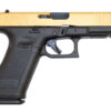 Glock Model 17 Gen5 9mm Pistol with Cerakote Gold Slide