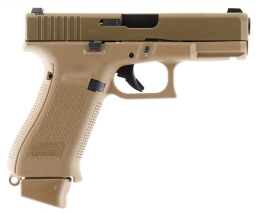Glock PX1950703 19X Crossover Double 9mm Luger 17+1 GNS Coyote Interchangeable Backstrap Grip Coyote nPVD