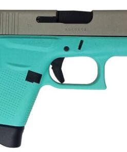 Glock UI4350201RES G43 Subcompact 9mm Double 3.39 6+1 Robin Egg Blue In