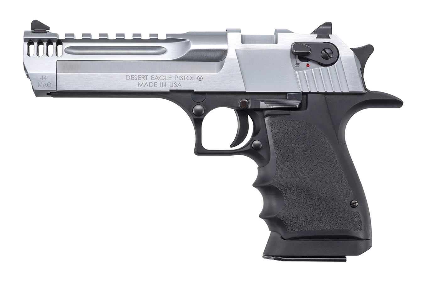 Magnum Research Desert Eagle L5 44 Magnum Semi-Automatic Pistol with Brushed Chrome Slide Magnum Research Desert Eagle L5 44 Magnum Semi-Automatic Pistol with Brushed Chrome Slide