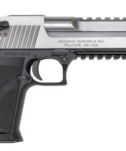 Magnum Research Desert Eagle Mark XIX L6 44 Mag Stainless Steel Slide with Black Aluminum Frame